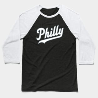 Philly Script - Green Baseball T-Shirt